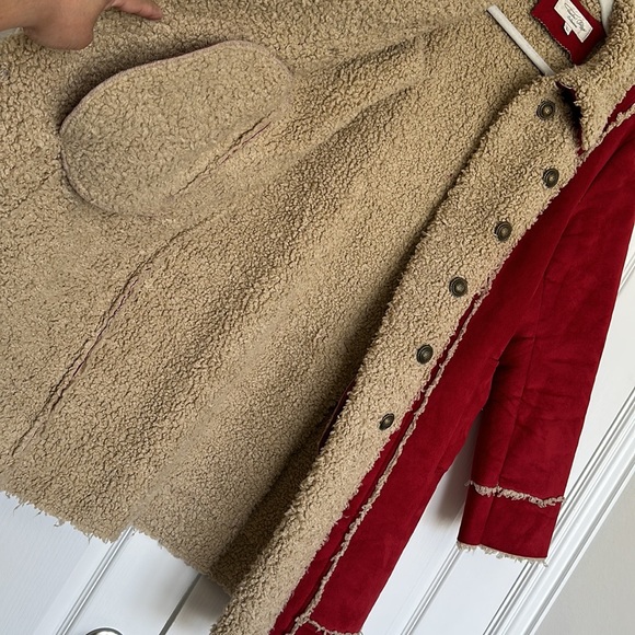 Tasha Polizzi Collection Red Penny Lane Coat Jacket - Picture 7 of 9